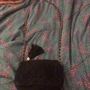 Authentic Chanel Silk evening bag